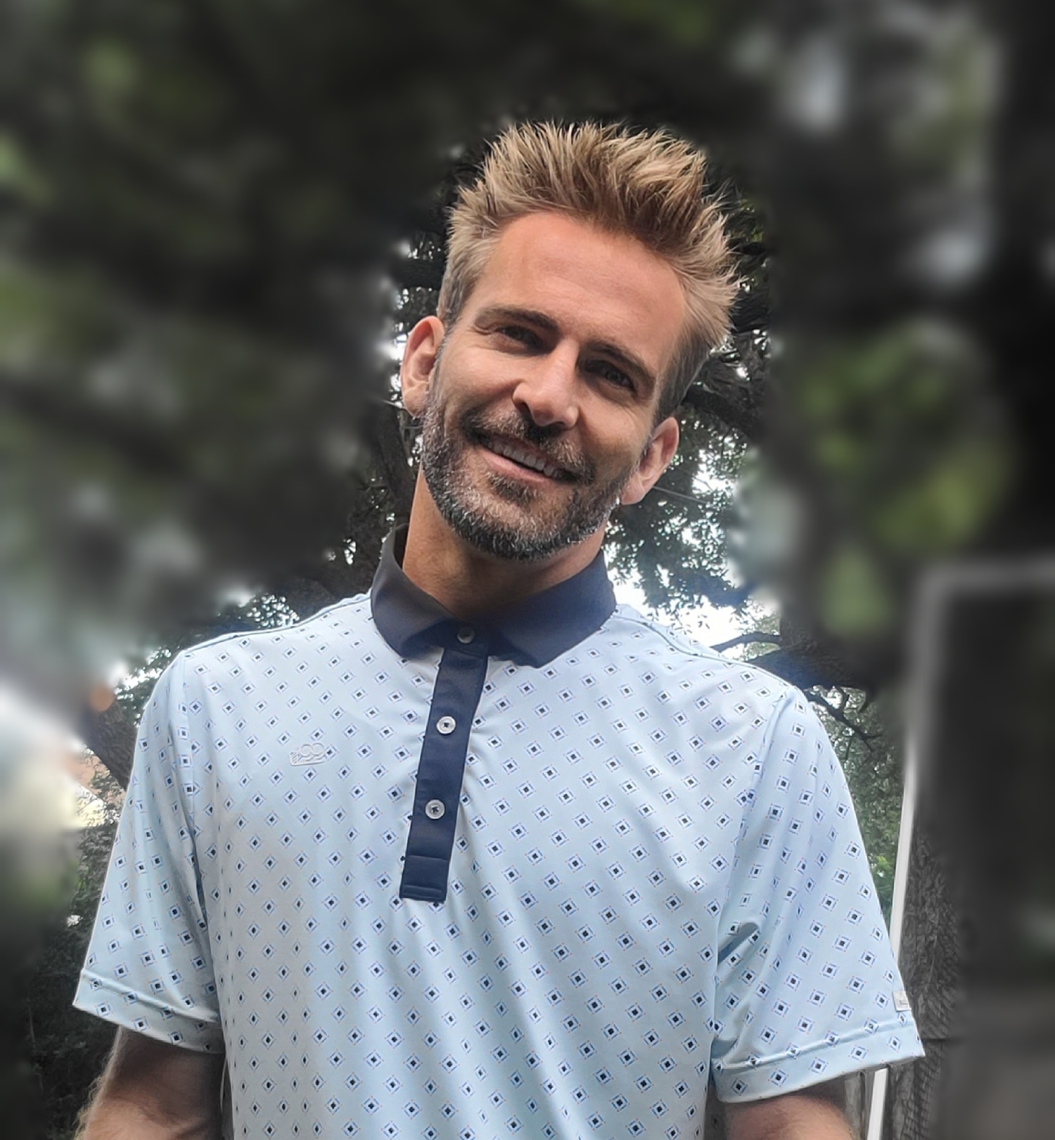 Robin C. Hoffpauir outdoors in a polished polo.