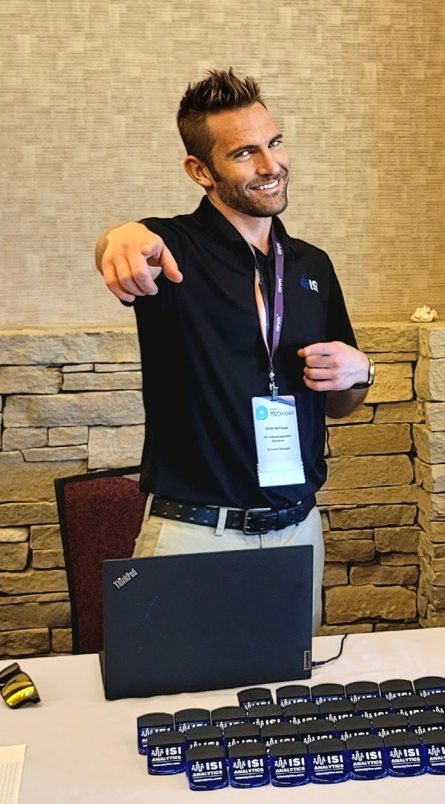 Robin C. Hoffpauir presenting during a conference.